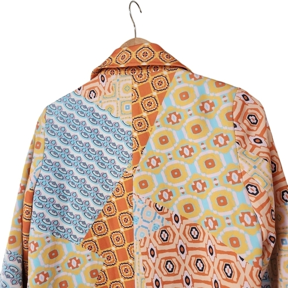 Never Fully Dressed Patchwork Long Coat Jacket - Picture 7 of 15